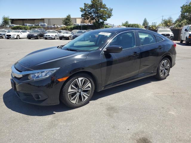 2HGFC1F77HH648018 - 2017 HONDA CIVIC EXL შავი ფოტო 1