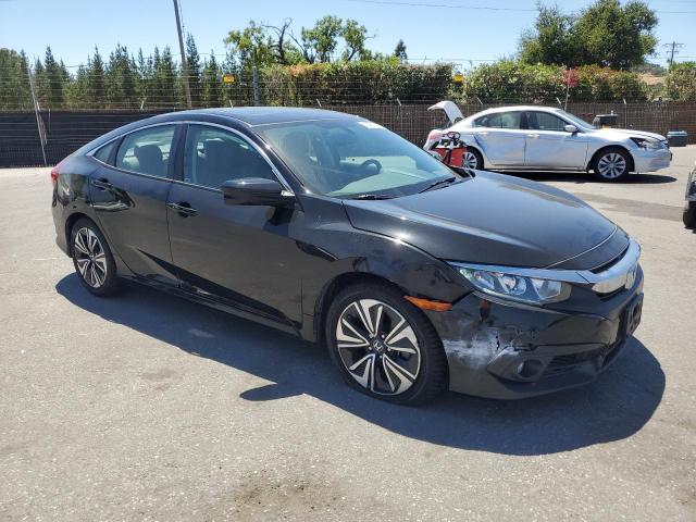 2HGFC1F77HH648018 - 2017 HONDA CIVIC EXL შავი ფოტო 4