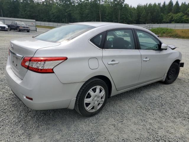 3N1AB7AP1FY368630 - 2015 NISSAN SENTRA S SILVER photo 3