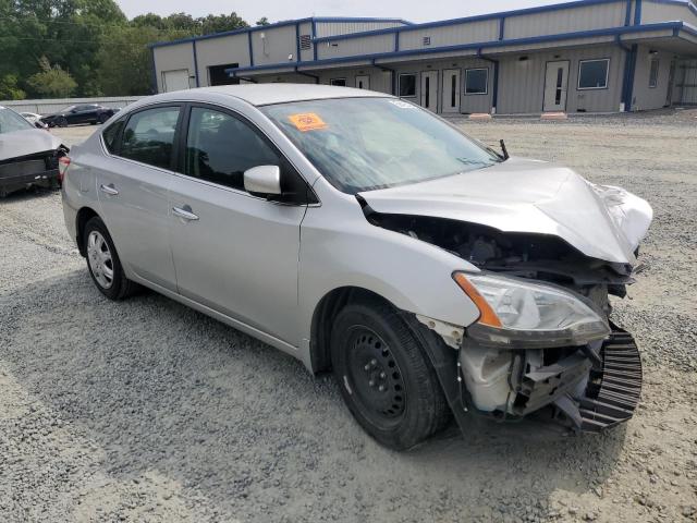 3N1AB7AP1FY368630 - 2015 NISSAN SENTRA S SILVER photo 4