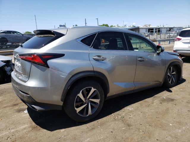 JTJBARBZ6J2165656 - 2018 LEXUS NX 300 BASE ვერცხლისფერი ფოტო 3