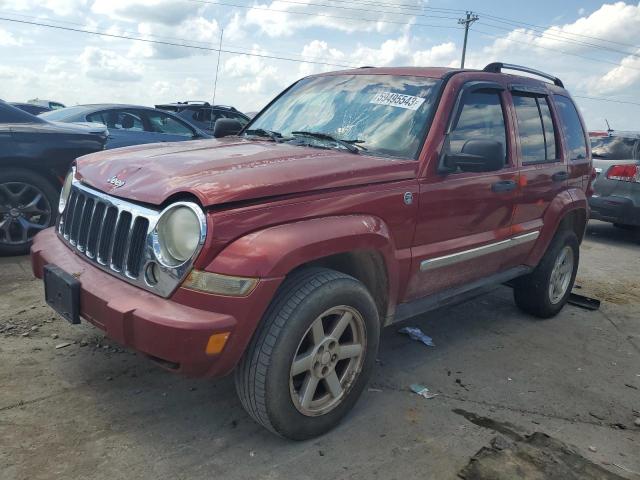 1J4GL58K07W561938 - 2007 JEEP LIBERTY LIMITED MAROON photo 1