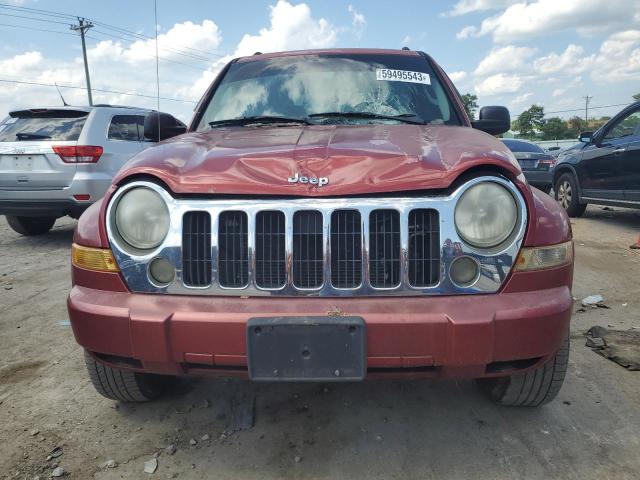 1J4GL58K07W561938 - 2007 JEEP LIBERTY LIMITED MAROON photo 5