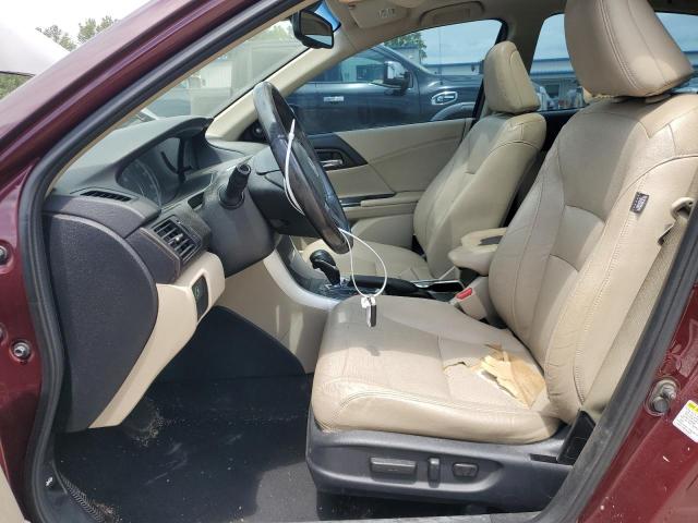 1HGCR2F80DA070174 - 2013 HONDA ACCORD EXL BURGUNDY photo 7