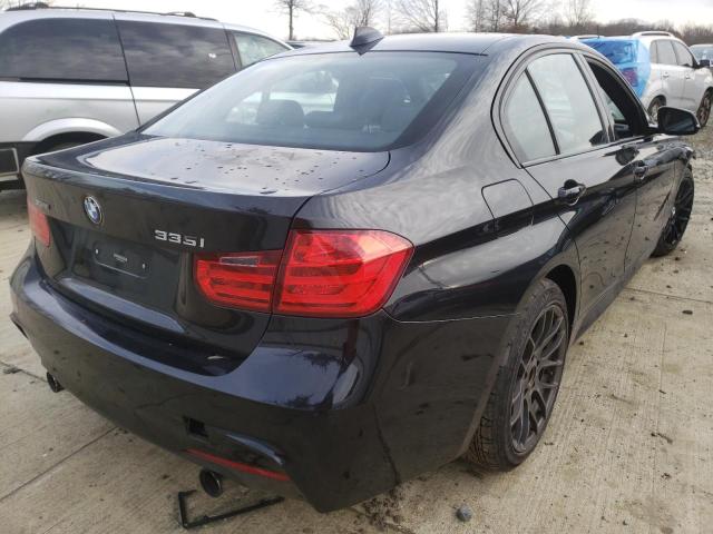 WBA3B9C58EP459064 - 2014 BMW 335 XI BLACK photo 4