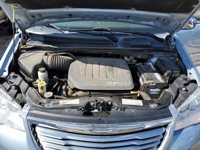 2C4RC1CG4DR646960 - 2013 CHRYSLER TOWN & COU TOURING L BLUE photo 12