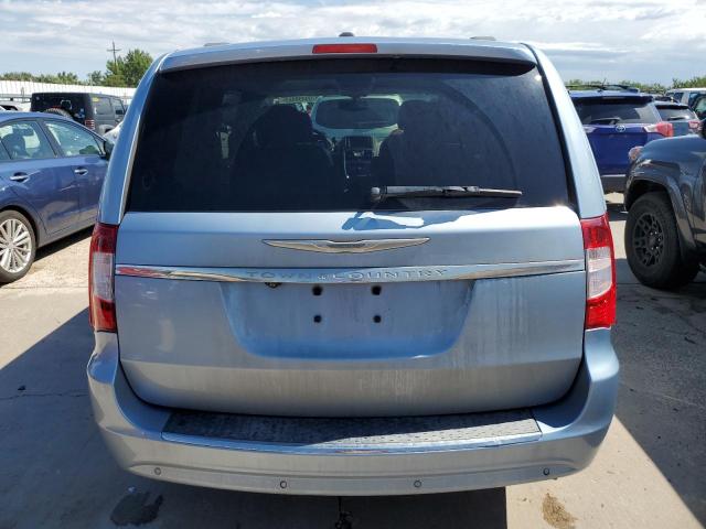 2C4RC1CG4DR646960 - 2013 CHRYSLER TOWN & COU TOURING L BLUE photo 6