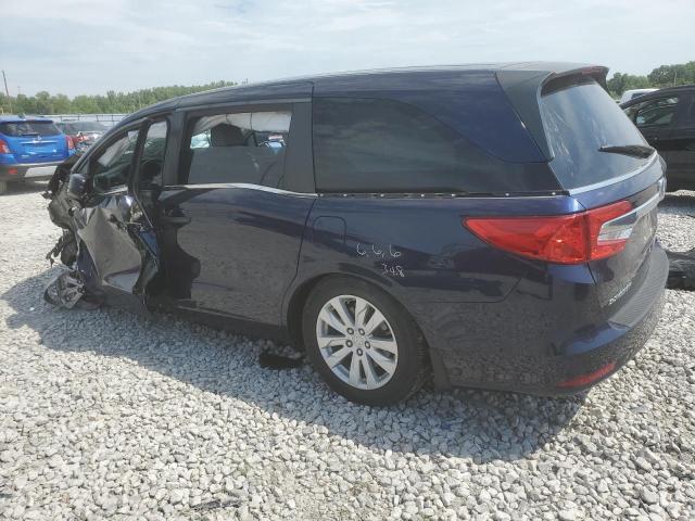 5FNRL6H24KB068197 - 2019 HONDA ODYSSEY LX BLUE photo 2