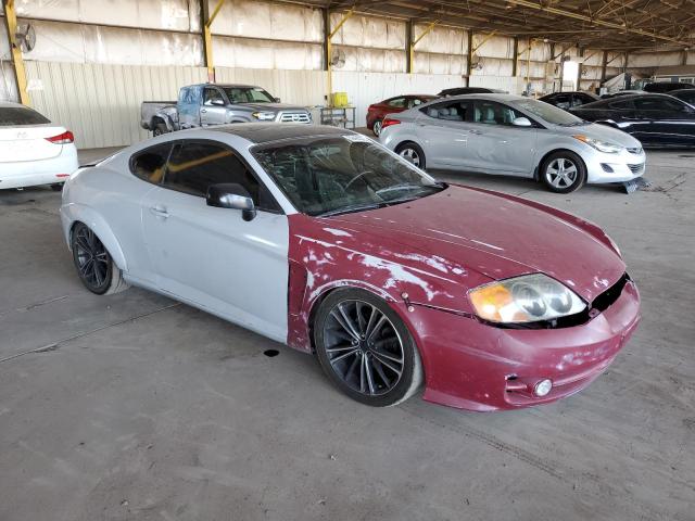 KMHHN65F94U136500 - 2004 HYUNDAI TIBURON GT TWO TONE photo 4