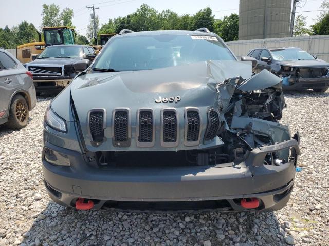 1C4PJMBB6FW557664 - 2015 JEEP CHEROKEE TRAILHAWK BLUE photo 5