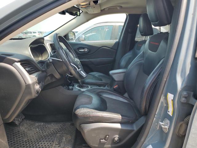 1C4PJMBB6FW557664 - 2015 JEEP CHEROKEE TRAILHAWK BLUE photo 7