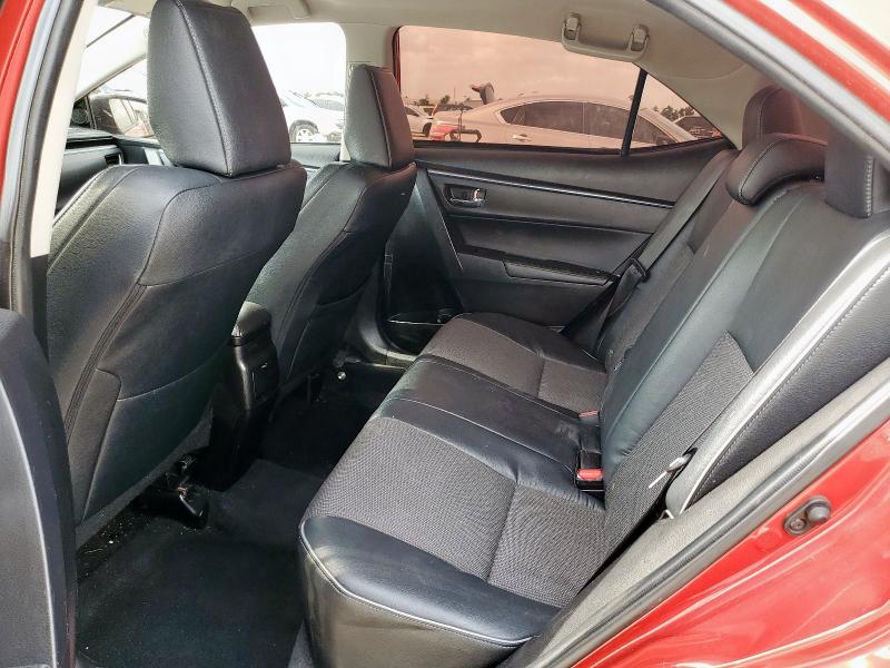 5YFBURHE2EP014724 - 2014 TOYOTA COROLLA L RED photo 10