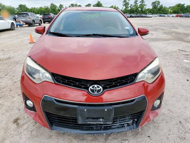 5YFBURHE2EP014724 - 2014 TOYOTA COROLLA L RED photo 5