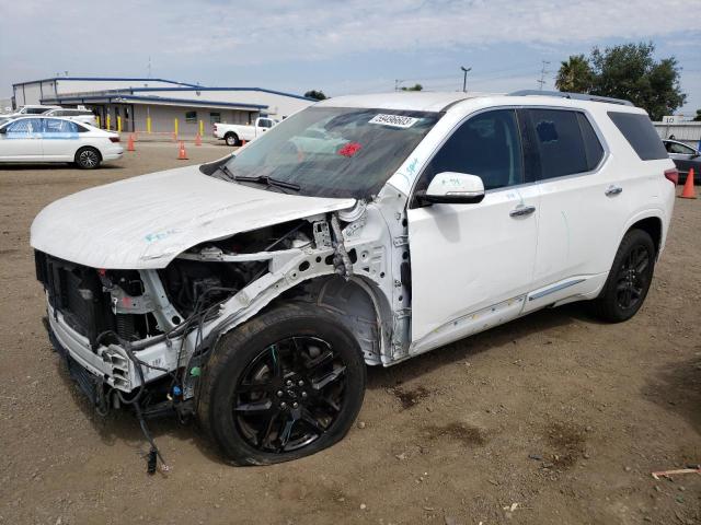 1GNERKKW4KJ276999 - 2019 CHEVROLET TRAVERSE PREMIER WHITE photo 1