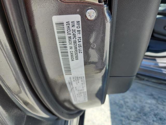 2C4RC1BG5MR592909 - 2021 CHRYSLER PACIFICA TOURING L GRAY photo 13