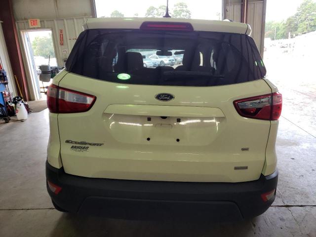 MAJ3P1TEXJC189140 - 2018 FORD ECOSPORT SE WHITE photo 6