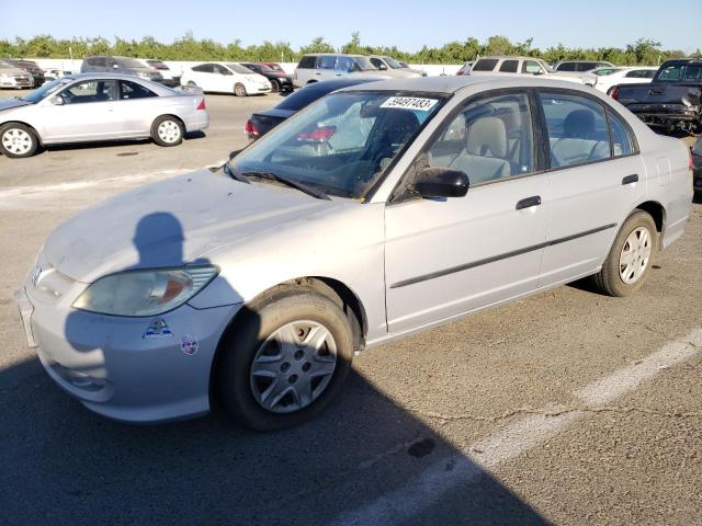 2HGES163X5H512053 - 2005 HONDA CIVIC DX VP Gümüş foto 1