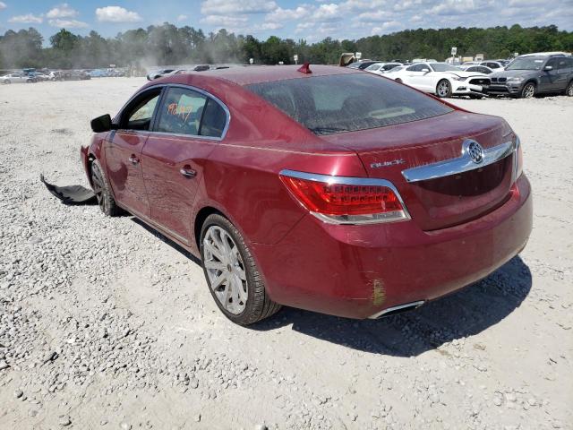 1G4GE5EV4AF165870 - 2010 BUICK LACROSSE CXS RED photo 3