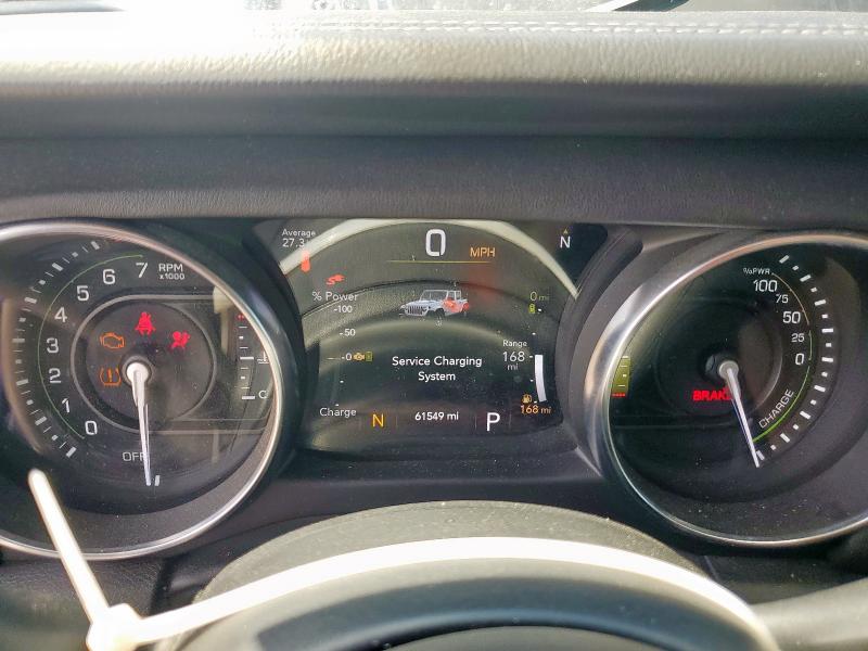 1C4JJXP63NW177974 - 2022 JEEP WRANGLER U SAHARA 4XE BLACK photo 9