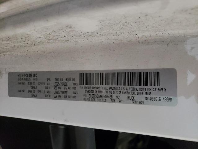 3C6TRVCG4KE557438 - 2019 RAM PROMASTER 2500 HIGH 白色 照片 10