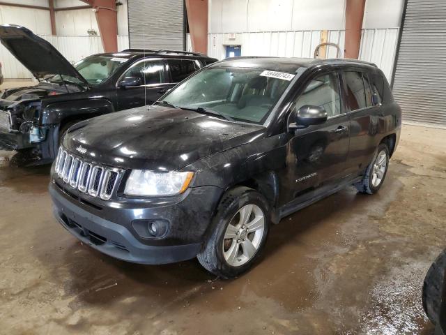 1C4NJCAB2CD660011 - 2012 JEEP COMPASS BLACK photo 1