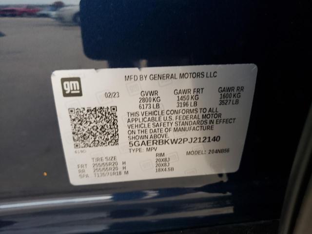 5GAERBKW2PJ212140 - 2023 BUICK ENCLAVE ESSENCE 蓝色 照片 14