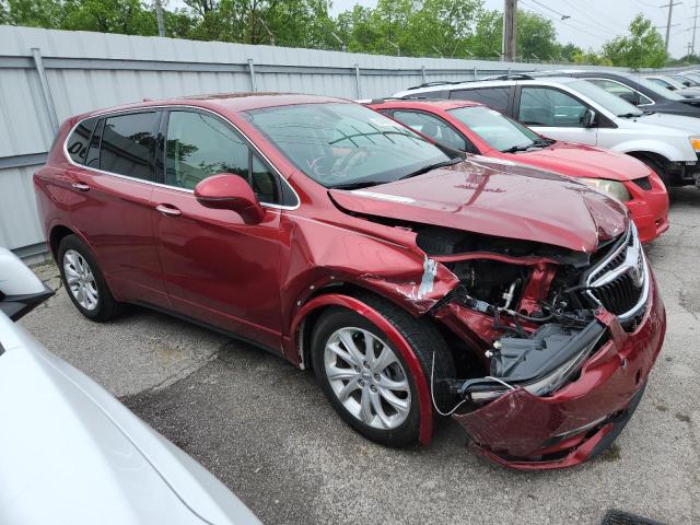 LRBFXBSA6LD047553 - 2020 BUICK ENVISION PREFERRED RED photo 4