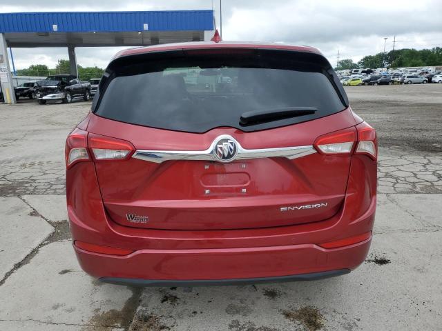 LRBFXBSA6LD047553 - 2020 BUICK ENVISION PREFERRED RED photo 6