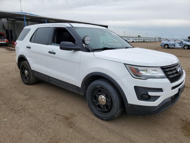 1FM5K8ARXKGB14475 - 2019 FORD EXPLORER POLICE INTERCEPTOR თეთრი ფოტო 4