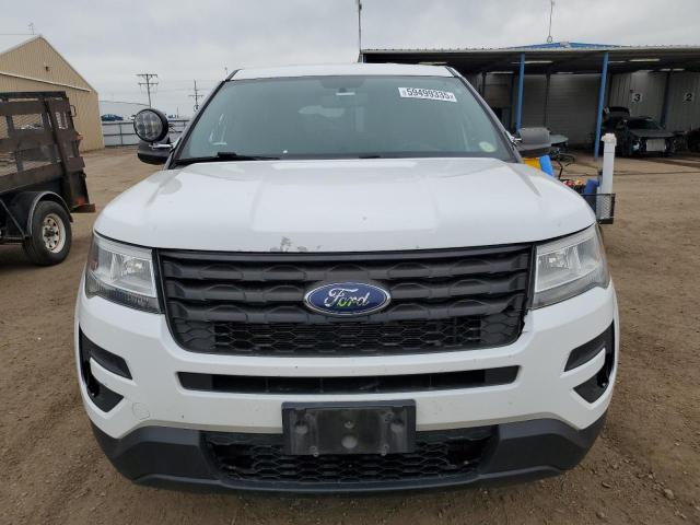 1FM5K8ARXKGB14475 - 2019 FORD EXPLORER POLICE INTERCEPTOR თეთრი ფოტო 5