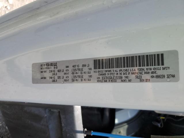 3C6TRVDG0JE151590 - 2018 RAM PROMASTER 2500 HIGH WHITE photo 12