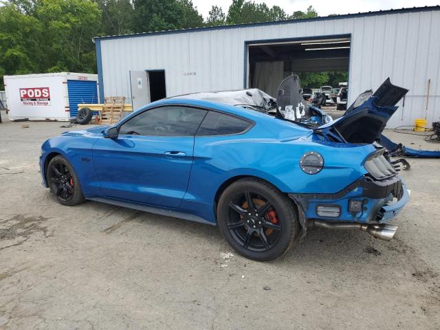 1FA6P8CF3K5201231 - 2019 FORD MUSTANG GT BLUE photo 2