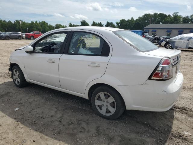 KL1TD56E49B660343 - 2009 CHEVROLET AVEO LS WHITE photo 2