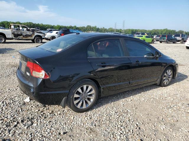 19XFA169X9E007433 - 2009 HONDA CIVIC EXL შავი ფოტო 3