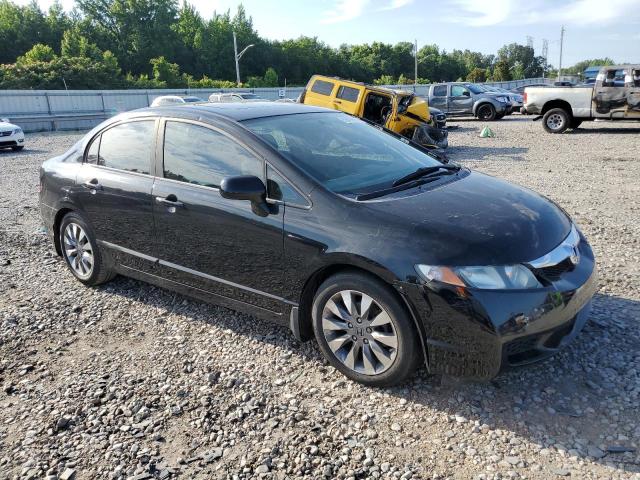 19XFA169X9E007433 - 2009 HONDA CIVIC EXL შავი ფოტო 4