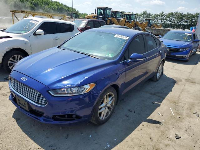 3FA6P0H70DR104989 - 2013 FORD FUSION SE BLUE photo 1