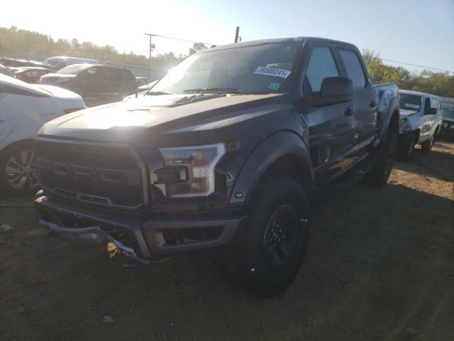 1FTFW1RG2JFE34224 - 2018 FORD F150 RAPTOR BLACK photo 2