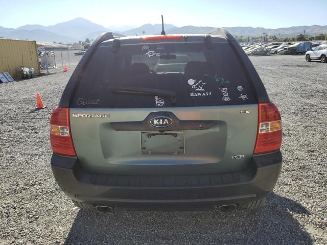 KNDJF723667243332 - 2006 KIA SPORTAGE GREEN photo 6