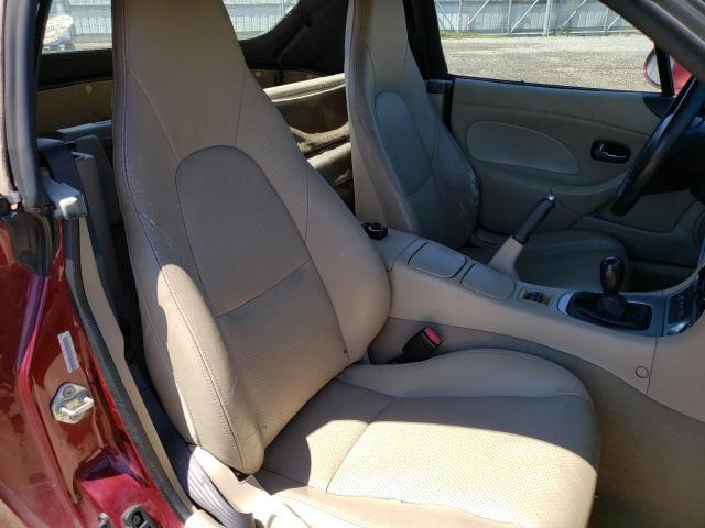 JM1NB353530305938 - 2003 MAZDA MX-5 MIATA BASE BURGUNDY photo 10