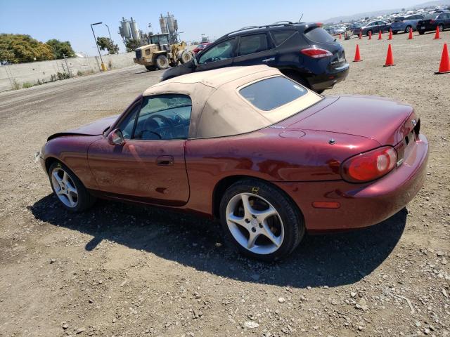 JM1NB353530305938 - 2003 MAZDA MX-5 MIATA BASE BURGUNDY photo 2