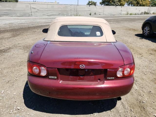 JM1NB353530305938 - 2003 MAZDA MX-5 MIATA BASE BURGUNDY photo 6