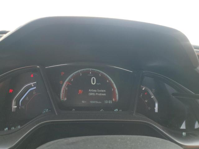 SHHFK7H90JU216030 - 2018 HONDA CIVIC SPORT TOURING SILVER photo 9