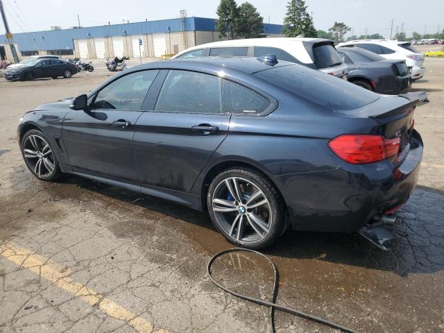 WBA4B3C58GG528761 - 2016 BMW 435 XI GRAN COUPE BLUE photo 2