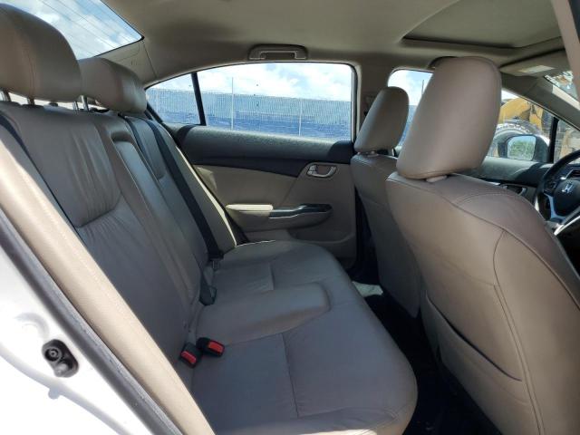 19XFB2F91FE058639 - 2015 HONDA CIVIC EXL WHITE photo 10