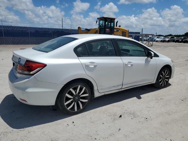 19XFB2F91FE058639 - 2015 HONDA CIVIC EXL WHITE photo 3
