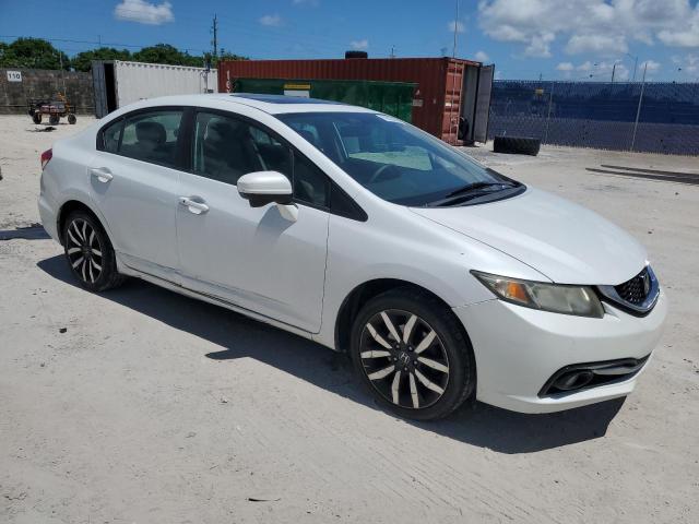19XFB2F91FE058639 - 2015 HONDA CIVIC EXL WHITE photo 4
