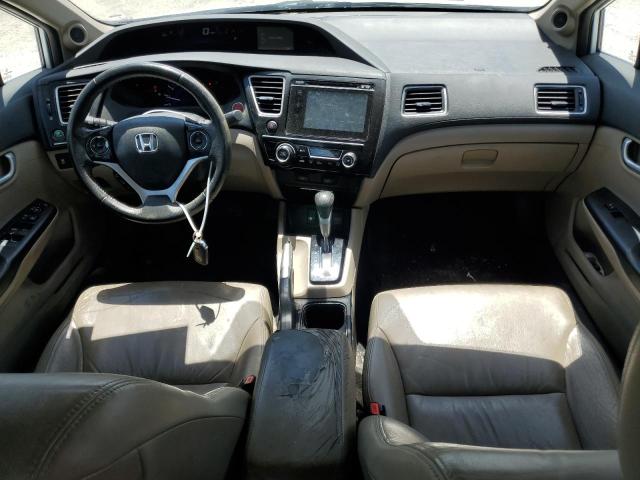 19XFB2F91FE058639 - 2015 HONDA CIVIC EXL WHITE photo 8