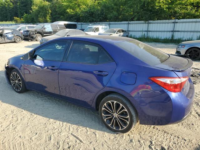 2T1BURHE4FC422613 - 2015 TOYOTA COROLLA L BLUE photo 2