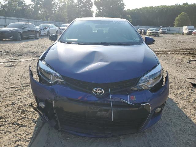 2T1BURHE4FC422613 - 2015 TOYOTA COROLLA L BLUE photo 5