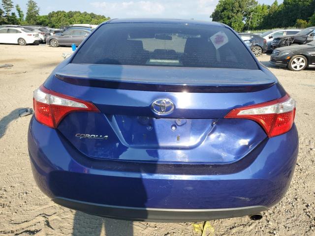 2T1BURHE4FC422613 - 2015 TOYOTA COROLLA L BLUE photo 6